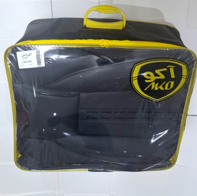 روکش صندلی تمام چرم رنو ال نود ( L90 ) طرح آکو ایساتیس ( بالشتکدار ، چرم سوپر VIP ) با ضمانت