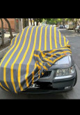 چادر ماشین نخی پشت کرکی مخصوص میتسوبیشی اوتلندر (داخل پنبه ای، ضد خش و مقاوم به آفتاب)