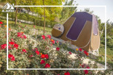 چادر مسافرتی ضد آب 12 نفره مکعبی کلبه ای (سقف عریض با فضای بزرگ و ارتفاع بلند ، جنس برنو برزنتی)