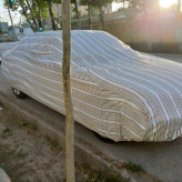 چادر ماشین نخی با ضخامت متوسط (برزنتی و مقاوم به آفتاب) مخصوص بی ام و 320 ( BMW 320I )