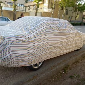 چادر ماشین نخی پشت کرکی مخصوص بی ام و ایکس فور ( BMW X4 )(داخل پنبه ای، ضد خش و مقاوم به آفتاب)
