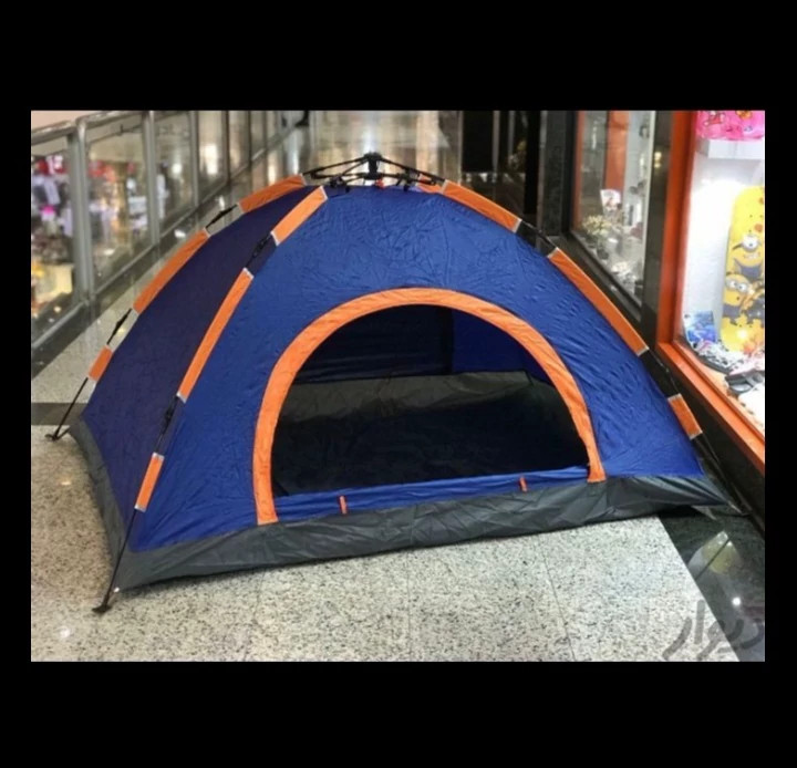 چادر کوهنوردی و مسافرتی ضد آب اتوماتیک 4 نفره ( 2 نفر خواب)( چتری یا نیلوفری )
