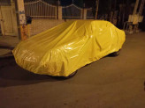 چادر ماشین ضد آب سبک جنس شمعی سبک (پشت نقره ) مخصوص پژو پارس تی یو فا