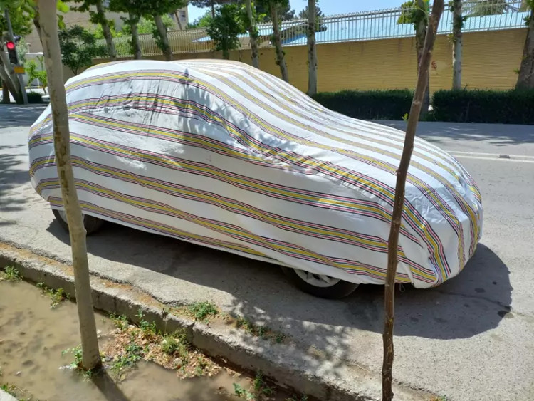 چادر ماشین نخی پشت کرکی مخصوص برلیانس اچ 220 ( H220 ) (داخل پنبه ای، ضد خ