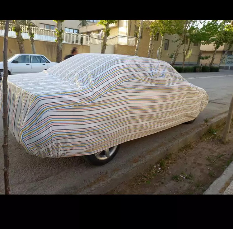 چادر ماشین نخی با ضخامت متوسط (برزنتی و مقاوم به آفتاب) مخصوص تویوت