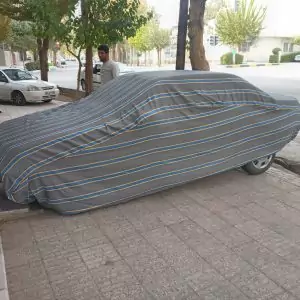 چادر ماشین نخی پشت کرکی مخصوص پراید صندوقدار صبا (داخل پنبه ای، ضد