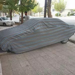 چادر ماشین نخی پشت کرکی مخصوص پراید صندوقدار صبا (داخل پنبه ای، ضد