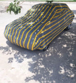 چادر ماشین نخی پشت کرکی مخصوص هیوندای توسان نسل سوم TL (2016 تا 2020 )(داخل پنبه ای، ضد خش و مقاوم به آفتاب)(زمینه سفید)