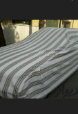 چادر ماشین نخی پشت کرکی مخصوص ام 315 صندوق دار ( MVM 315 )( اسپرت )(داخل پنبه ای، ضد خش و مقاوم به آفتاب)(زمینه سفید)