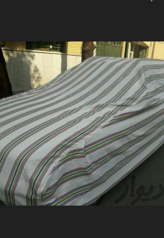 چادر ماشین نخی پشت کرکی مخصوص کی ام سی A5 توربو ( KMC A5 )(داخل پنبه ای، ضد خش و مقاوم به آفتاب)