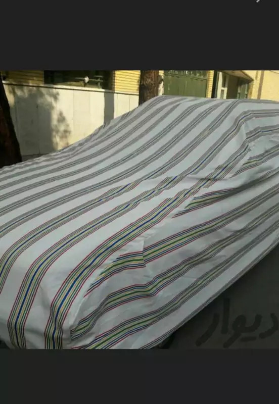 چادر ماشین نخی پشت کرکی مخصوص اپل آسترا (داخل پنبه ای، ضد خش و مقاوم به آفتاب)(زمینه سفید) (کپی)