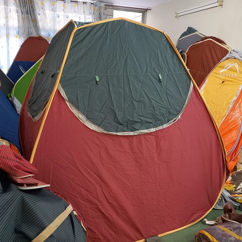 چادر مسافرتی 12 نفره مکعبی اسکتی (ضد آب و سقف عریض و فضای داخلی بزرگ و جنس برنو برزنتی)