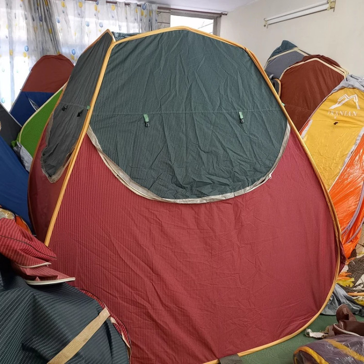 چادر مسافرتی 12 نفره مکعبی اسکتی (ضد آب و سقف عریض و فضای داخلی بزرگ و جنس برنو برزنتی)