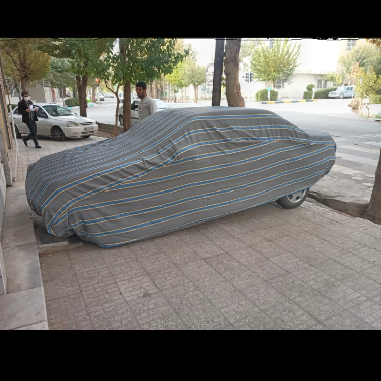 چادر ماشین نخی داخل پنبه مخصوص پژو 405 (GLX وSLX) ( پشت کرک و ضد خش و مقاوم به آفتاب )