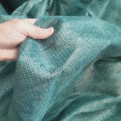 تور سایه بان سبز دوردوزی شده تراکم 80٪ ضدآفتاب 8 متری